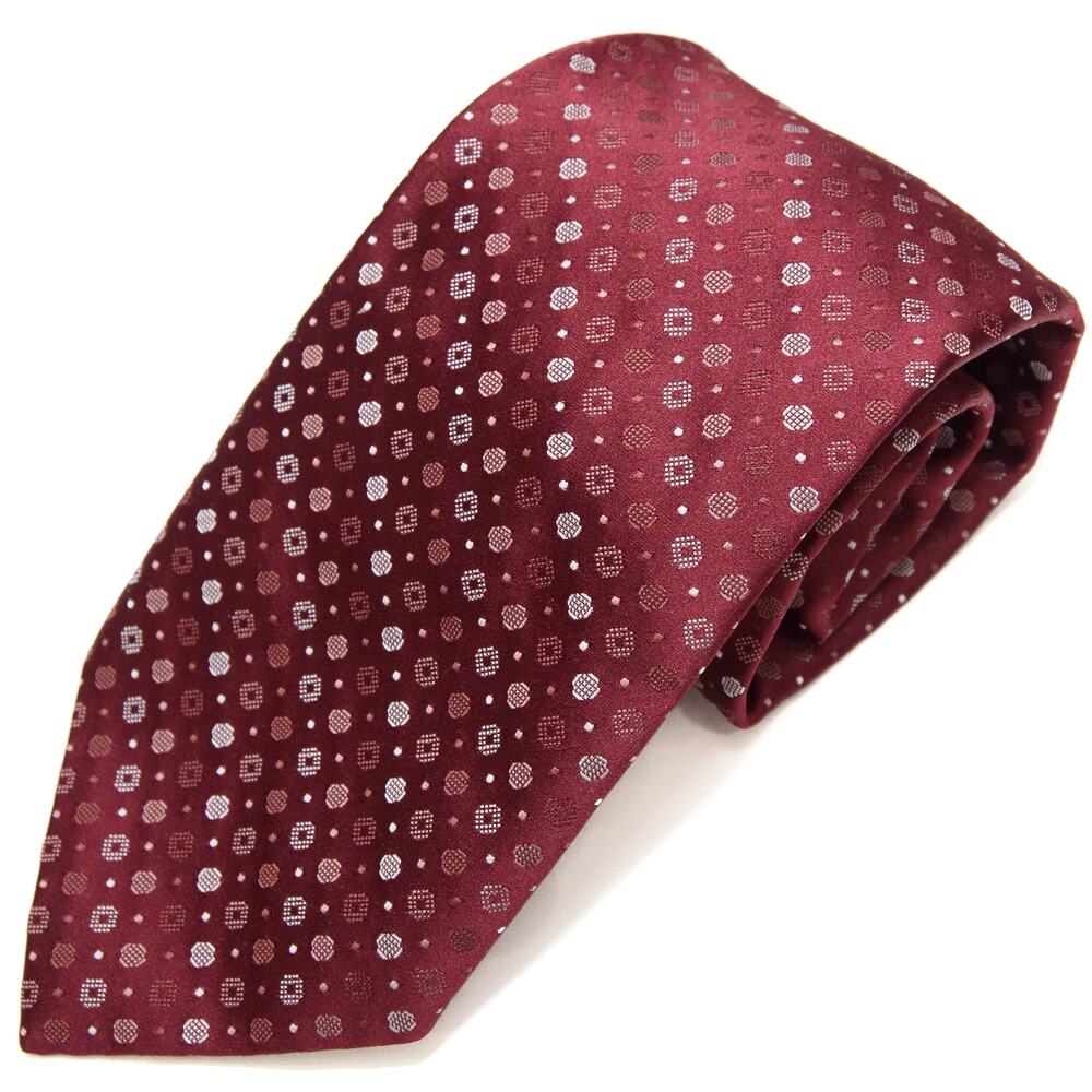 Don Loper Vintage Retro Burgundy 60's 70's Polyester Necktie Neck Tie